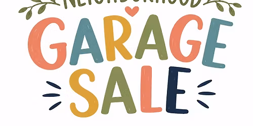 Robin Ridge Neighborhood Spring Garage Sale