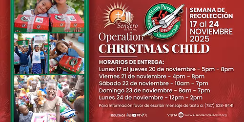 Operaci\u00f3n Ni\u00f1o De La Navidad - Operation Christmas Child - Puerto Rico