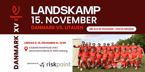 \ud83c\udfc9 Danmark XV vs. Litauen \u2013 Rugby Europe Trophy \ud83c\udfc9