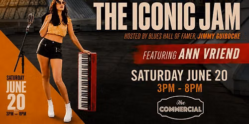 THE ICONIC JAM - HOSTED BY JIMMY GUIBOCHE FEAT. ANN VRIEND
