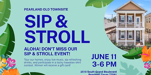 Sip & Stroll Event