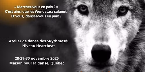 Atelier des 5Rythmes\u00ae \u2013 C\u0152URS SAUVAGES