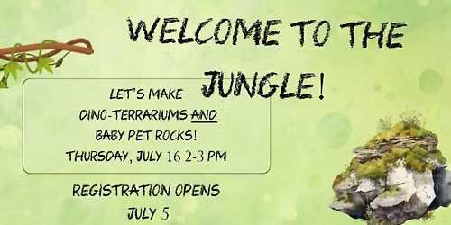 Family Event: Welcome to the Jungle!