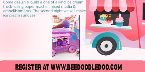 Ice cream truck mini art camp 