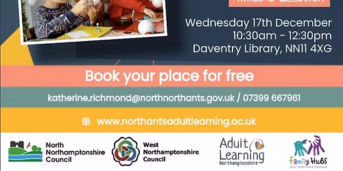 Seasonal Crafts at Daventry Library
