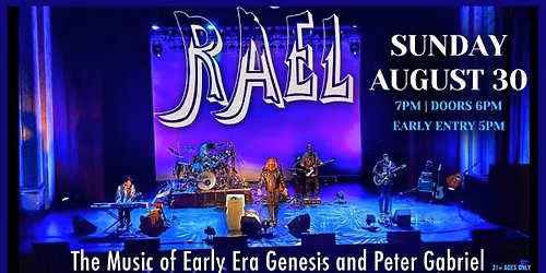 Rael - The Music of Genesis and Peter Gabriel at Jergels