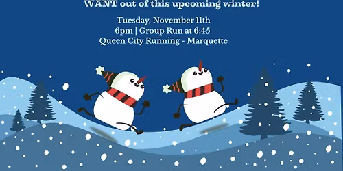 Winter Running Clinic - QCRC x Restore Ease Dietetics x Elevate Athletic Training