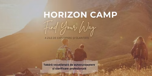 HORIZON CAMP - FIND YOUR WAY 