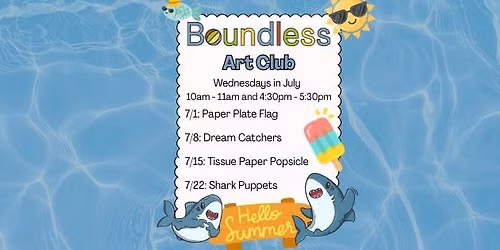 Art Club - Shark Puppets