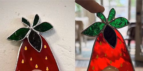 Workshop - Stained Glass Strawberry Gnome w\/ Jonelle Bates