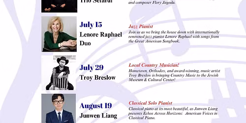 2026 Zelma G. Rivin Wonderful Wednesdays Music Series