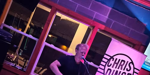 Chris Dinse at Pizza Bowl Holiday Party