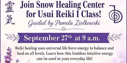 Usui Reiki I Certification Class