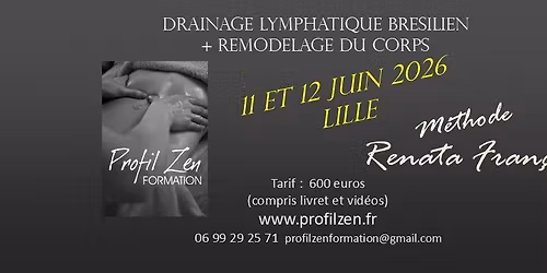 Formation au drainage lymphatique br\u00e9silien \u00e0 Lille (m\u00e9thode Renata Fran\u00e7a)