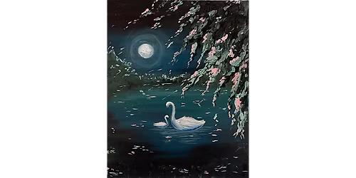 Moonlit Swan Lake - Paint and Sip in Chicago | Classpop!\u2122