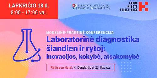 Laboratorin\u0117 diagnostika \u0161iandien ir rytoj: inovacijos, kokyb\u0117, atsakomyb\u0117