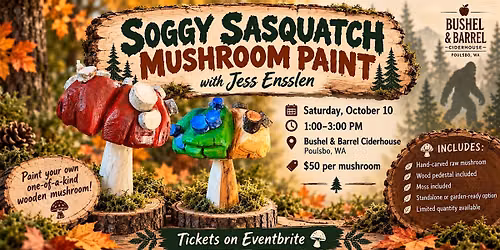 Soggy Sasquatch Mushroom Paint