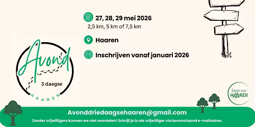 Avond 3 daagse Haaren