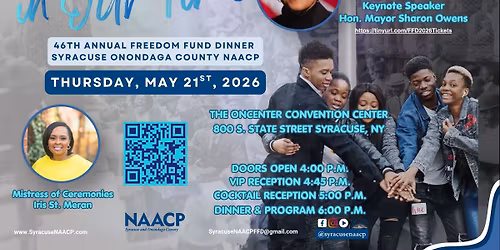 46th Annual Syracuse Onondaga County NAACP Freedom Fund Dinner