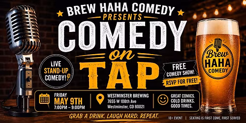 Copy of Brew Haha Comedy - Presents Comedy on Tap