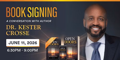 Book Signing: A Conversation with Author, Dr. Kester Crosse