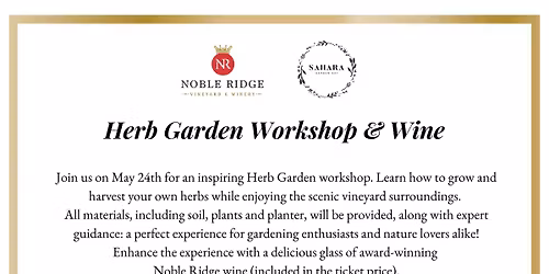 Herb Gardens at Noble Ridge Vineyard & Winery