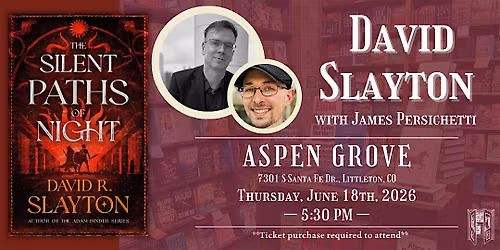 David Slayton with James Persichetti Live at Tattered Cover Aspen Grove