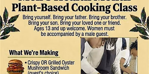 Men's Health Month Plant Based Cooking Class