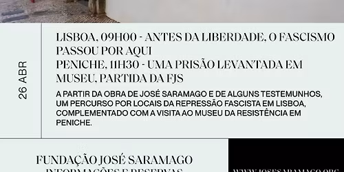 Passeio: O Fascismo passou por aqui - de Lisboa a Peniche