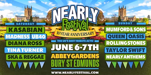 The Bury St Edmunds Nearly Festival (10 Years)