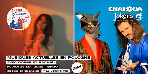 MUSIQUES ACTUELLES EN POLOGNE | Discussion en anglais - Angers f\u00eate l'Europe