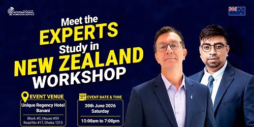 \ud83c\udf93 Meet the Experts : Study in New Zealand Workshop \u2705 