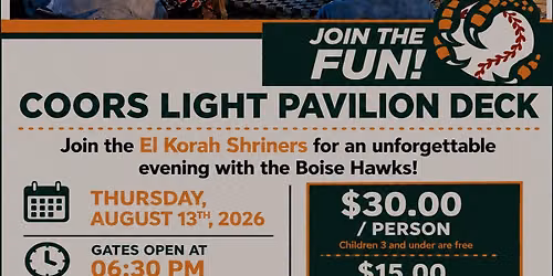 An Evening with the Boise Hawks