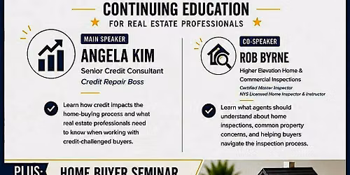 First Time Home Buyer Seminar & CE credit Course