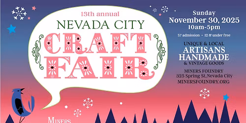 Nevada City Craft Fair Winter Show