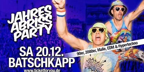 Die Jahres Abriss Party mit Buffalo&Wallace | Batschkapp Frankfurt