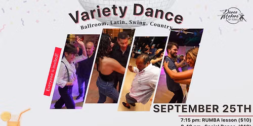 Variety Dance Party - September 25th (Rumba)