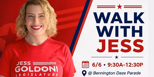 WALK WITH JESS IN BENNINGTON DAZE PARADE