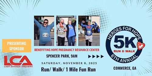 6TH Annual Run for Hope 5K