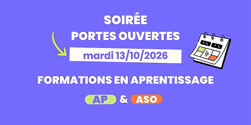 Soir\u00e9e Portes Ouvertes | 13.10.2026