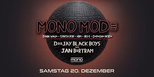 MONOMode - Depeche Mode \/ Dark Wave \/ Synth Pop \/ EBM \/ 80S