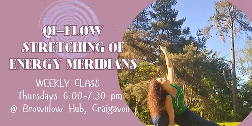 QI-FLOW,STRETCHING OF ENERGY MERIDIANS WEEKLY COURSE