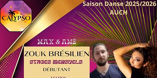 \ud83c\udf38 Stage Zouk Br\u00e9silien \ud83c\udf38 Max & Am\u00e9 