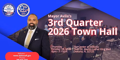Mayor Avila\u2019s 3rd Quarter Town Hall for 2026