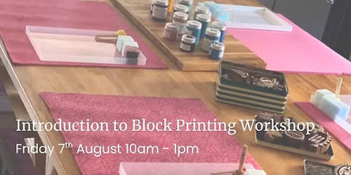 Introduction to Indian block printing workshop