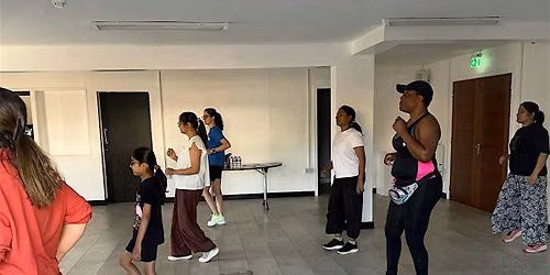 All female zumba class