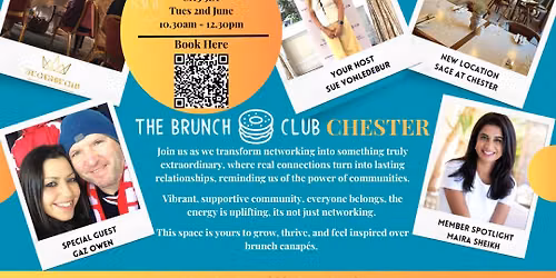 The Cheshire Club - Chester Brunch Club 2nd June 2026: A Community Built on Connection.