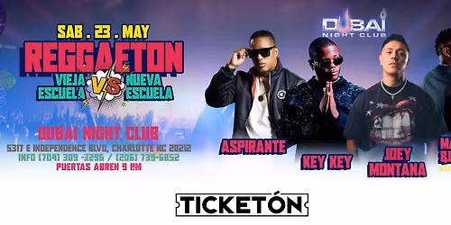 KEY KEY - MACH & DADDY - ASPIRANTE - JOE MONTANA EN CHARLOTTE