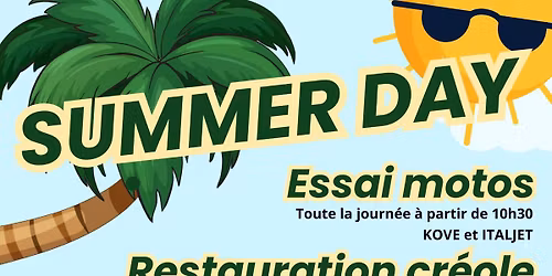SUMMER DAY MOTO\/VIN\/SOIREE CR\u00c9OLE 