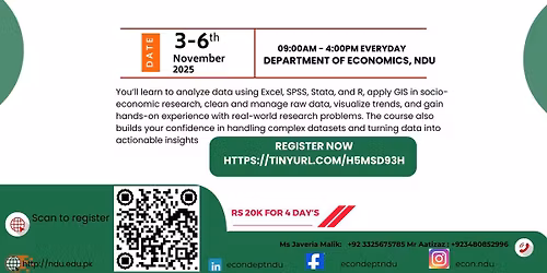 4-Day Intensive Research Workshop at NDU!